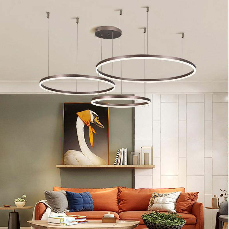 Tir Circle Pendant Lamp With Dimmable Light