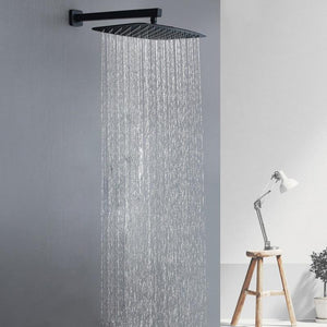 Rain Shower Heads - Round And Square Ultrathin Rain Shower Head Design Shower Accessory