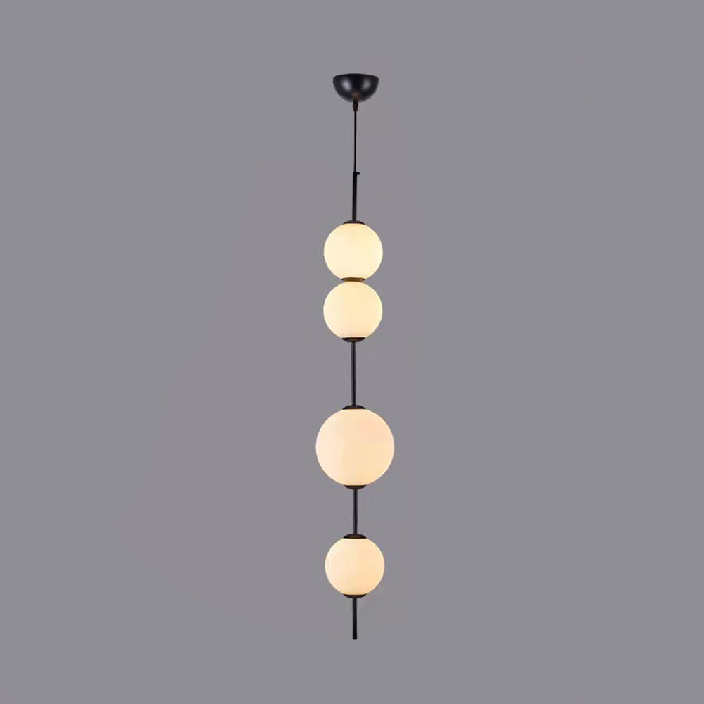 Durable Metal And Glass Ball Pendant Light
