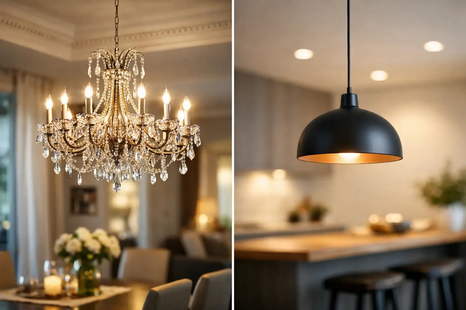 Chandelier vs Pendant Light: Which Fits Best?