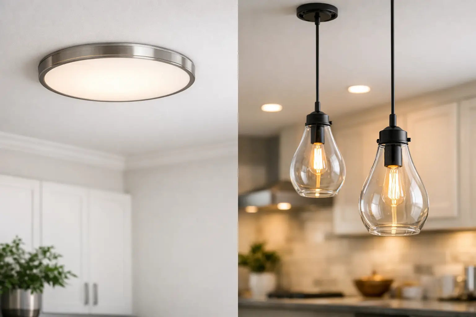 Flush Mount vs Pendant Lighting Guide