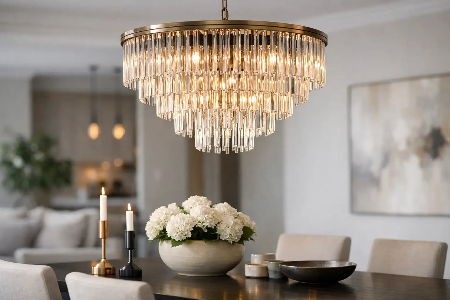 How to Style a Statement Chandelier