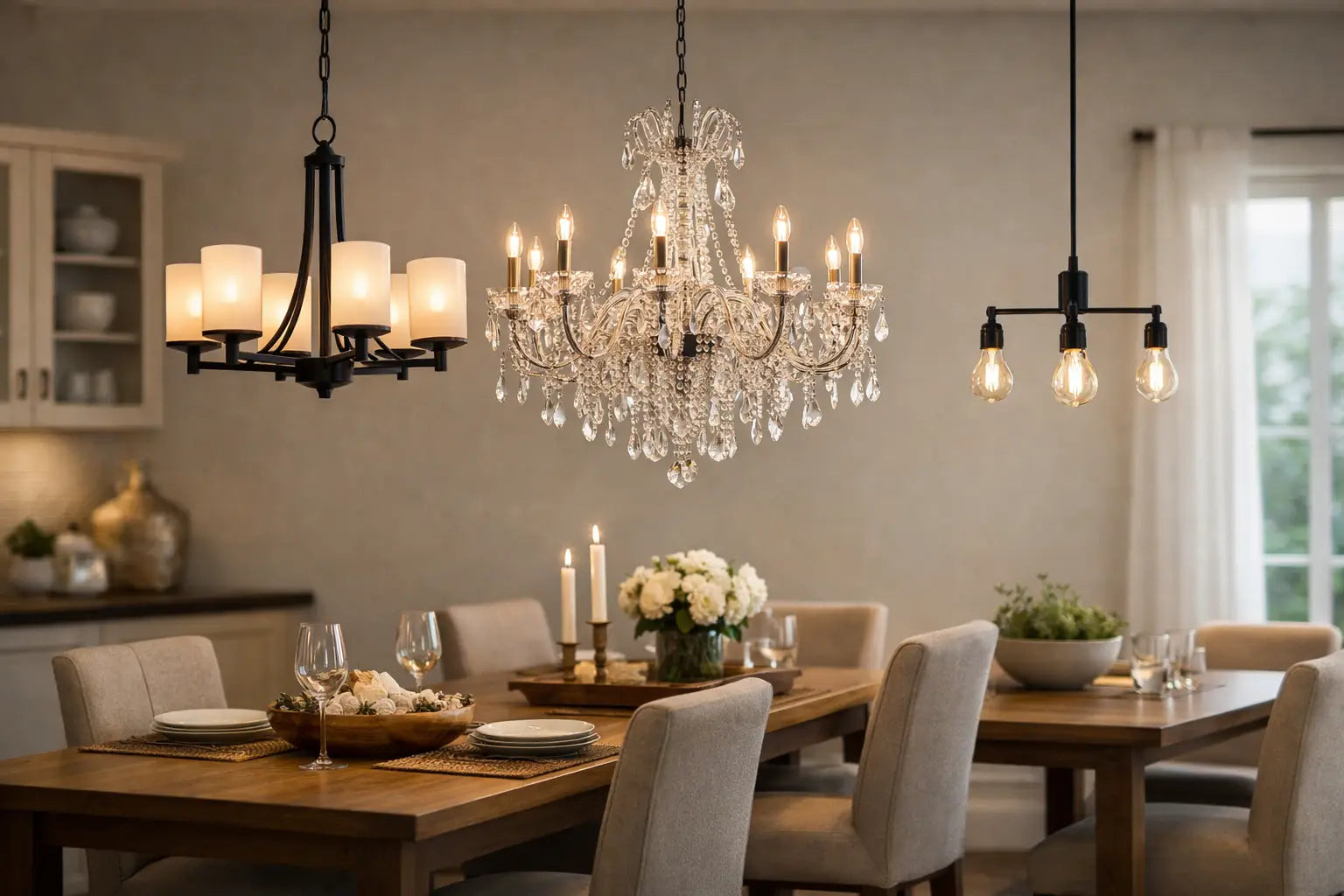 What Size Dining Chandelier Works Best?