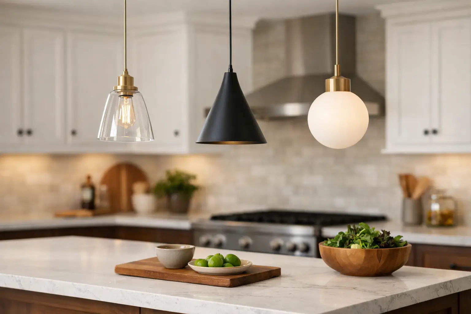 Best Pendant Lights for a Kitchen Island