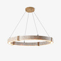 Calm Ambience Pendant Light Travertine And Wood