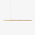 Travertine Linear Pendant Light With Adjustable Temperatures