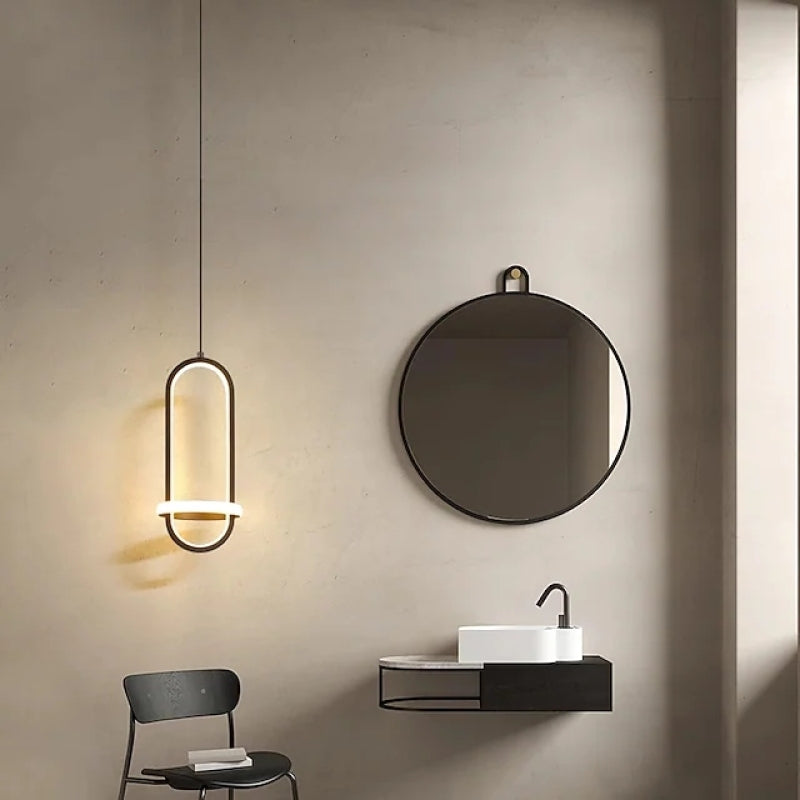 Modern LED Ring Pendant Light With Diffused Ambient Glow
