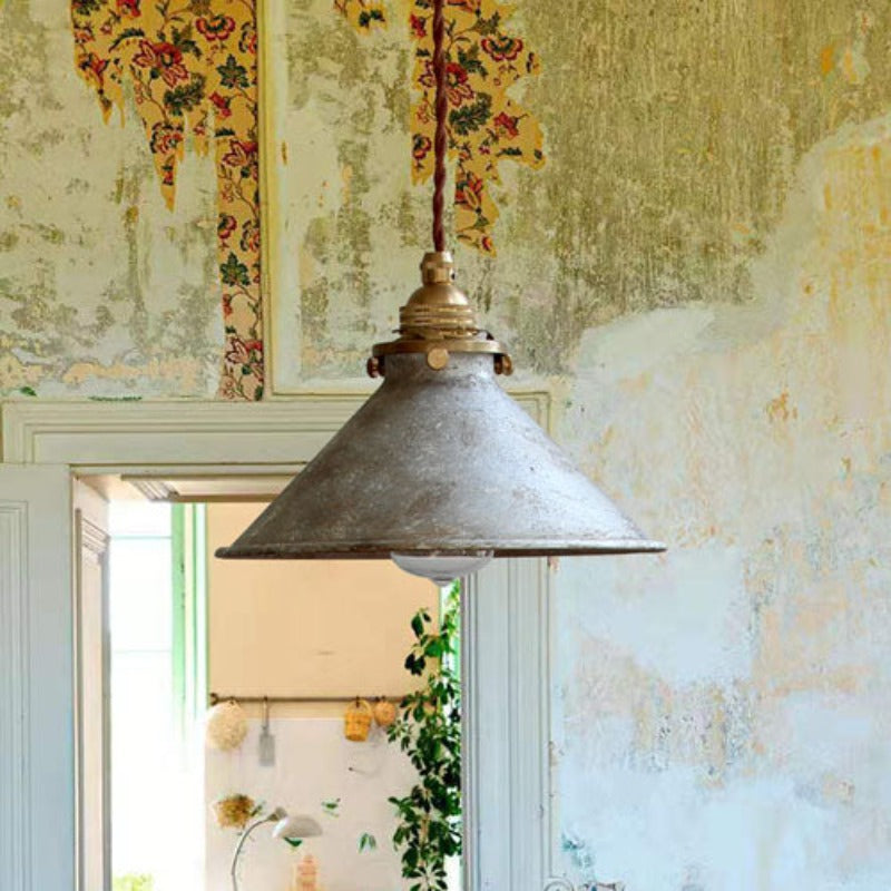 Vintage Cone Pendant Light For Timeless Ambiance