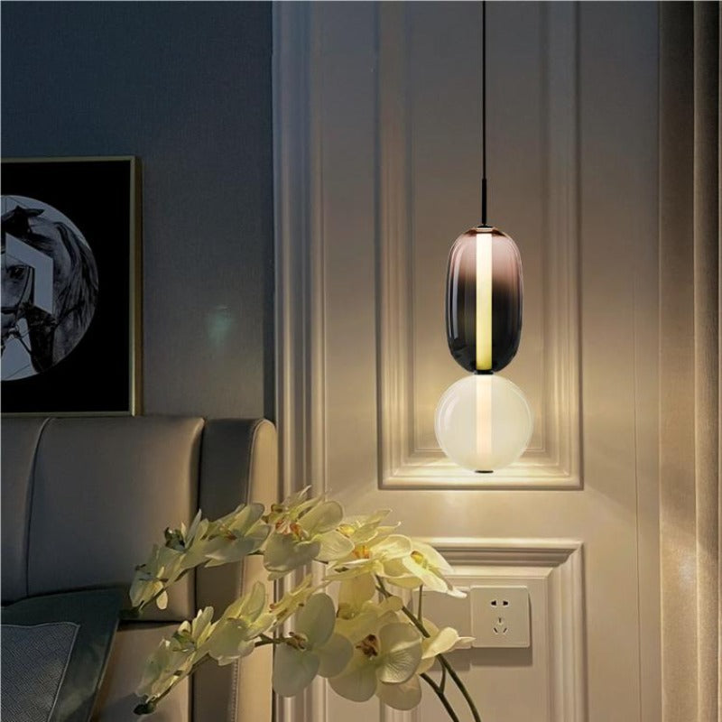 Candied Glass Pendant Light For Warm Dining Ambience