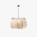 Elegant Feather Pendant Light With Luxurious Soft Glow And Warm Ambience