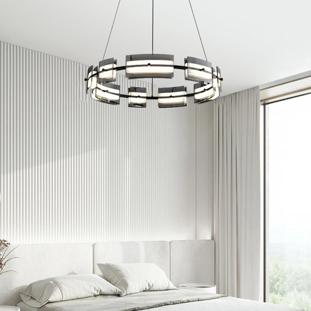 Minimalist Ring Pendant Light With LED Bulbs