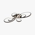 Modern LED Multi Ring Flush Mount Ceiling Light Two Tone Dimmable
