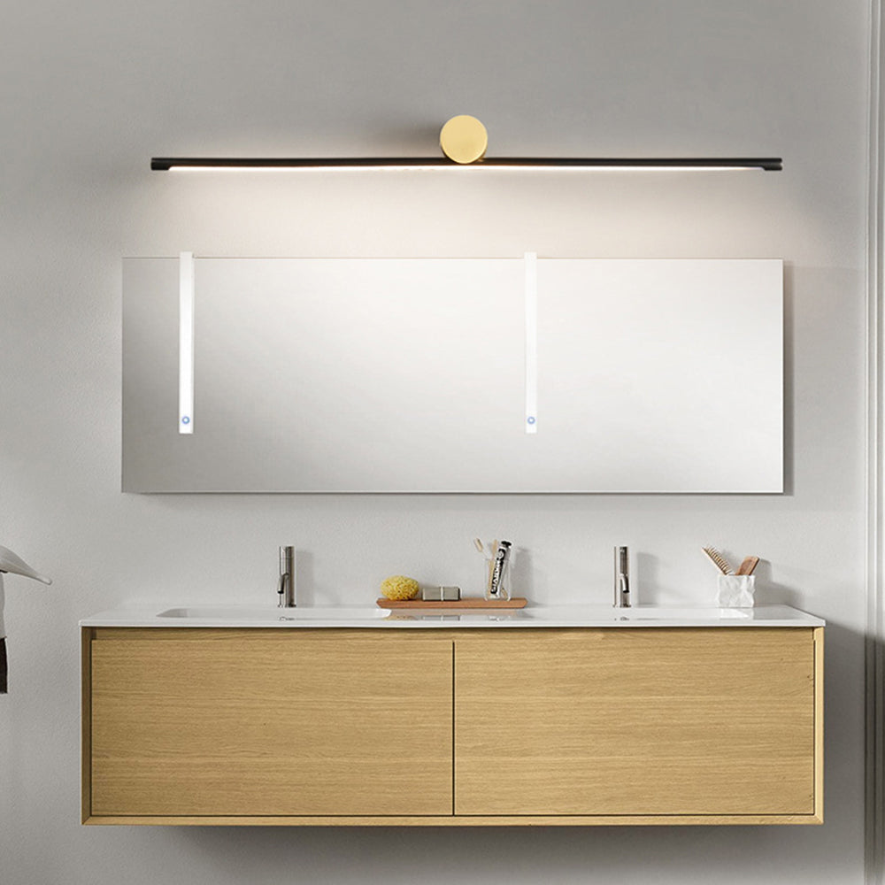 Minimalist Linear Vanity Wall Lamp With Mirror Front