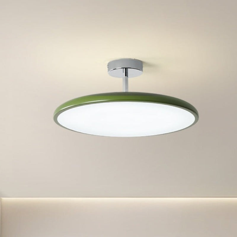 Aurora Vintage Flush Mount LED Ceiling Light Metal And Glass