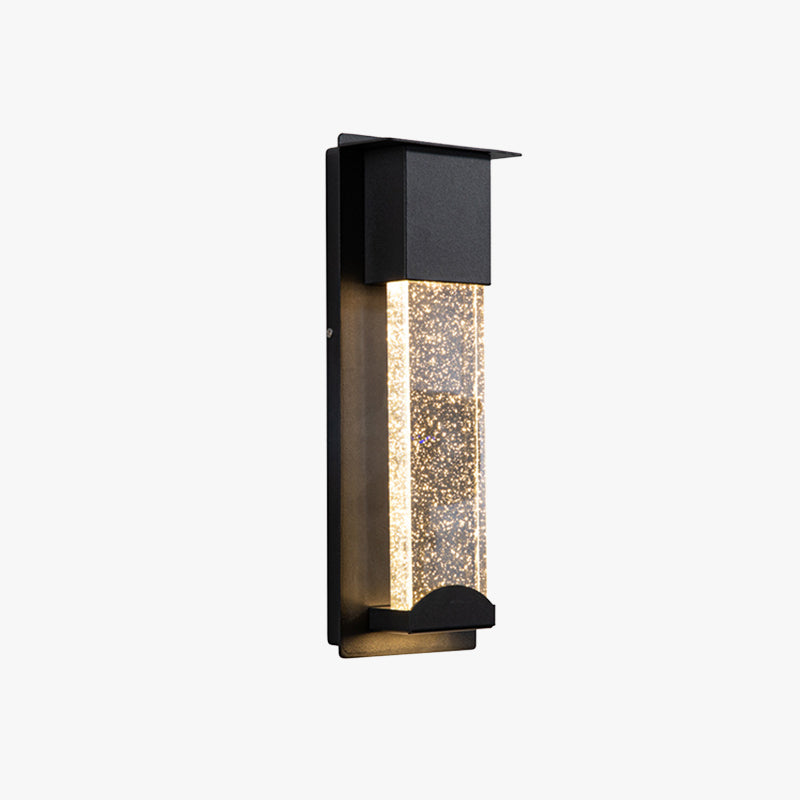 Crystal Bubble Waterproof Outdoor Wall Light With Sensor