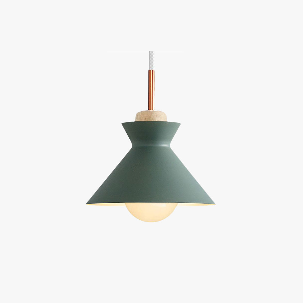 Geometric Pendant Light With Colorful Design For Kitchen