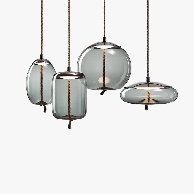 Nordic Glass Pendant Light With Energy Efficient LED