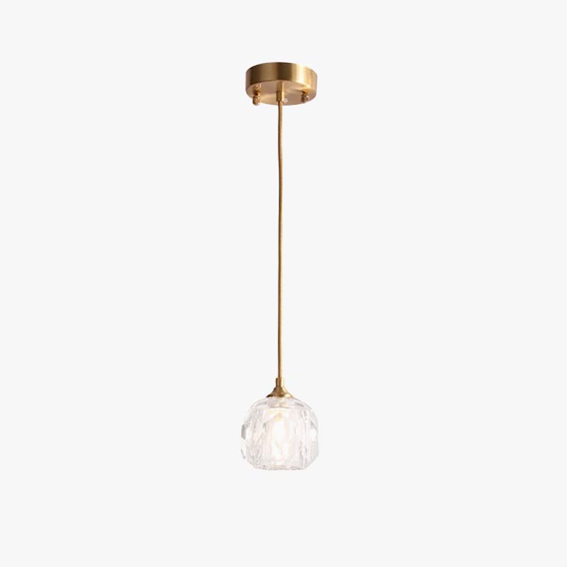 Golden Diamond Pendant Light Waterproof and Drop-Proof