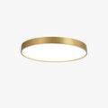 Nordic Inspired Gold Round LED Ceiling Light