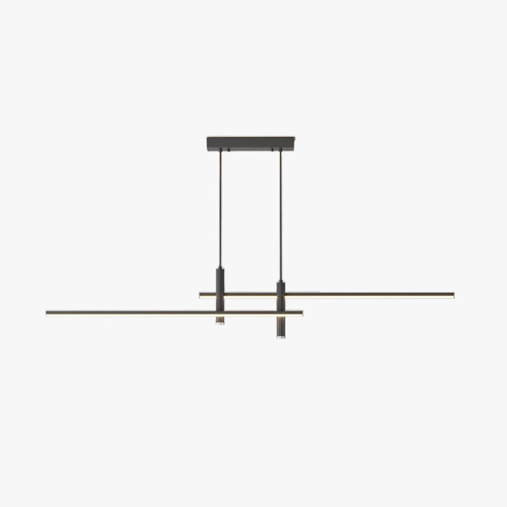 Modern Linear Pendant Light With Focused Dining Illumination