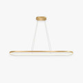 Oval Minimalist Pendant Light With Warm Glow