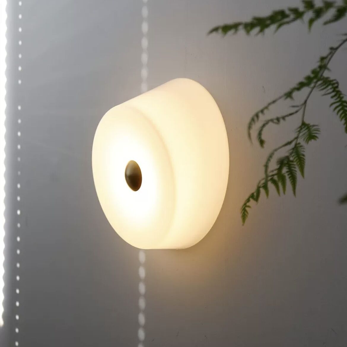 Aurora Glass And Metal Wall Light Gold And Silver Finish For Bedroom