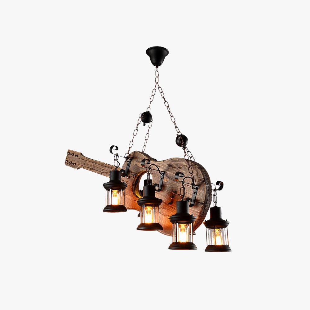 Guitar Themed Pendant Light With Durable Craftsmanship