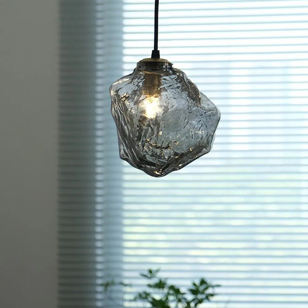 Lava Glass Pendant Light With Adjustable Height