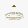 Elegant Gold Ring Pendant Light For Living Rooms