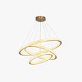 Gold Contemporary Ring Pendant Light For Living Room