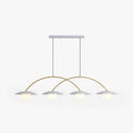 Elegant Metal Cluster Pendant Light With Ambient Glow
