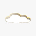 Cloud Inspired Modern Flush Mount Ceiling Light White Metal