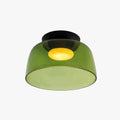 Luma Glass Flush Mount Ceiling Light Modern Minimalist Design