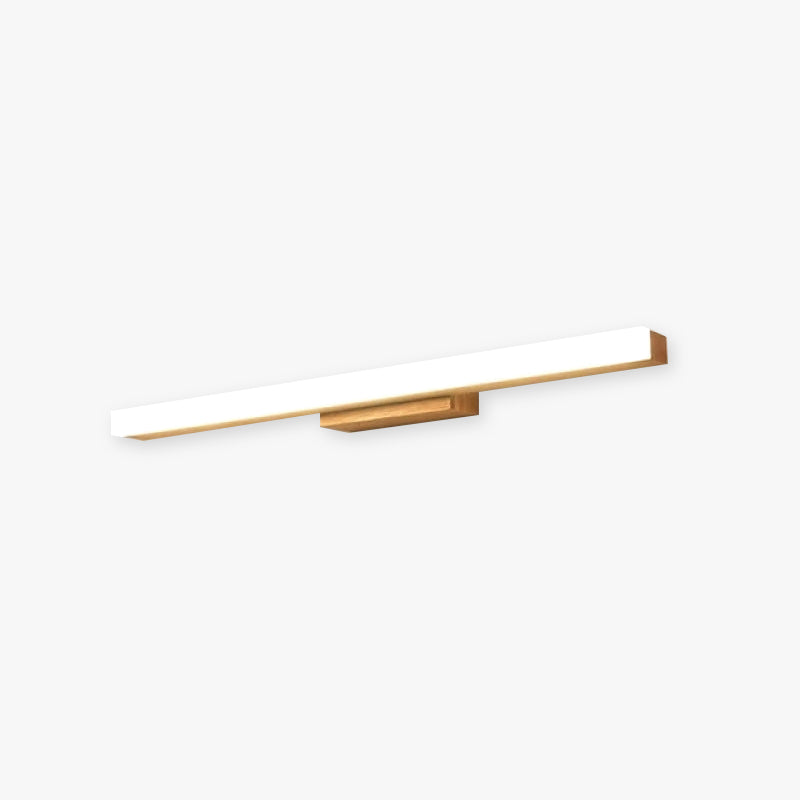 Minimalist Walnut Wood Linear Wall Light