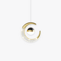 Starry LED Pendant Light Energy Efficient Black Gold
