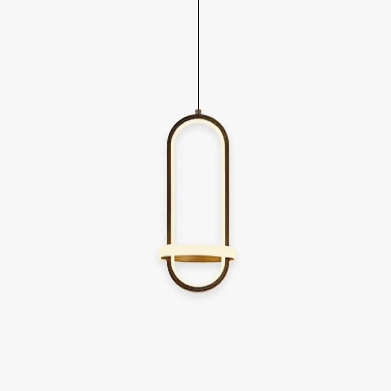 Modern LED Ring Pendant Light With Diffused Ambient Glow