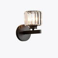 Lumina Crystal Metal Wall Light With Modern LED Glow