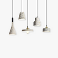 Elegant Stone Shade Pendant Light With Soft Glow