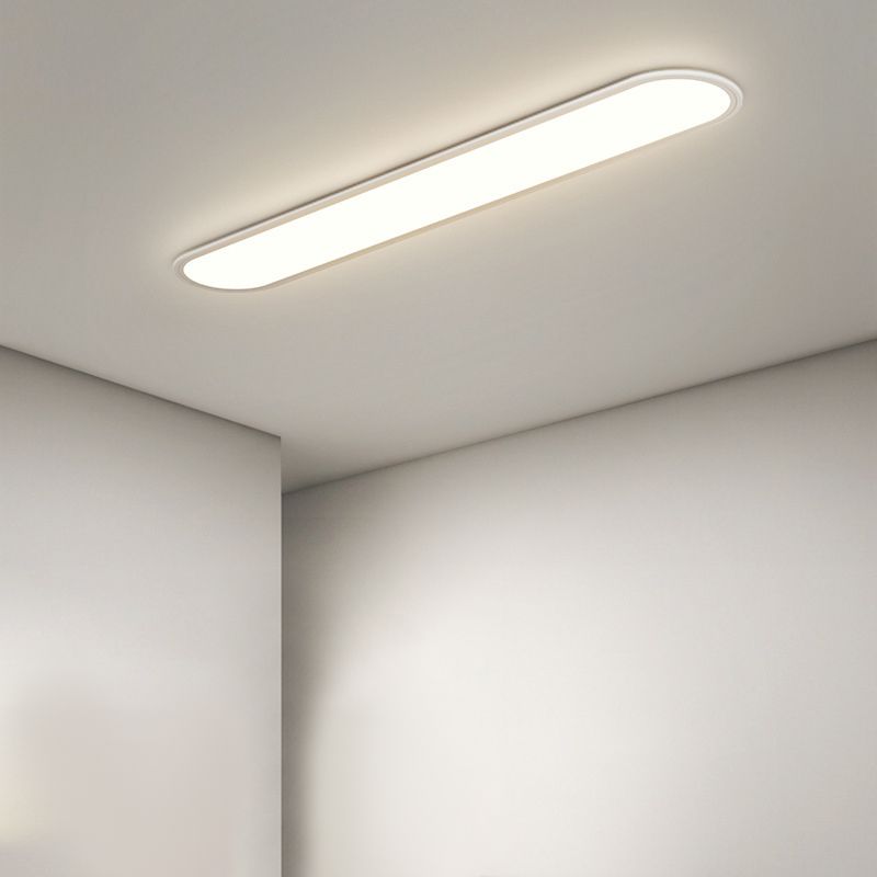 Slim Oval Ceiling Light For Living Rooms And Bedrooms