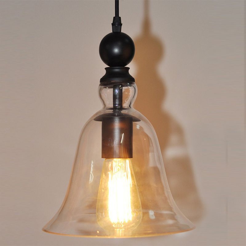 Industrial Bell Pendant Light With Vintage Charm