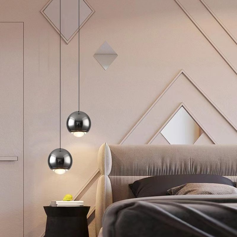 Round LED Pendant Light With Adjustable Height