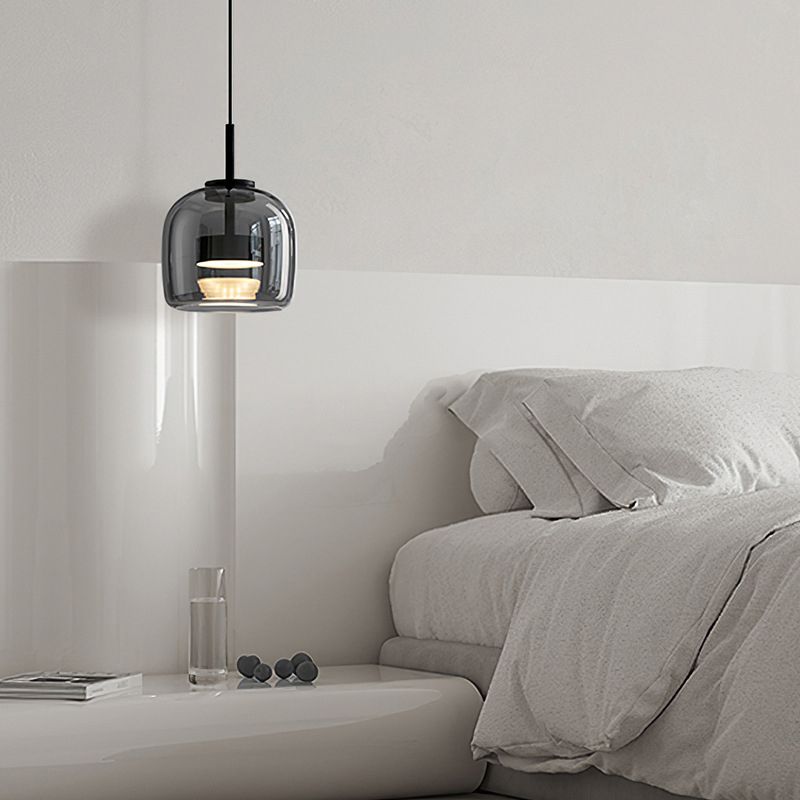 Smoky Glass Pendant Light For Ambient Glow
