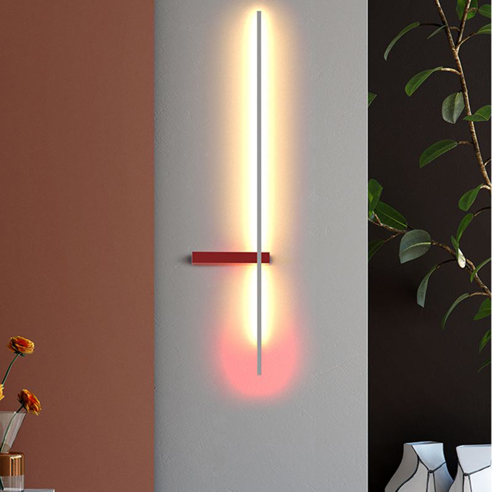 LineaGlow Minimalist Linear Wall Lamp Multicolour Led
