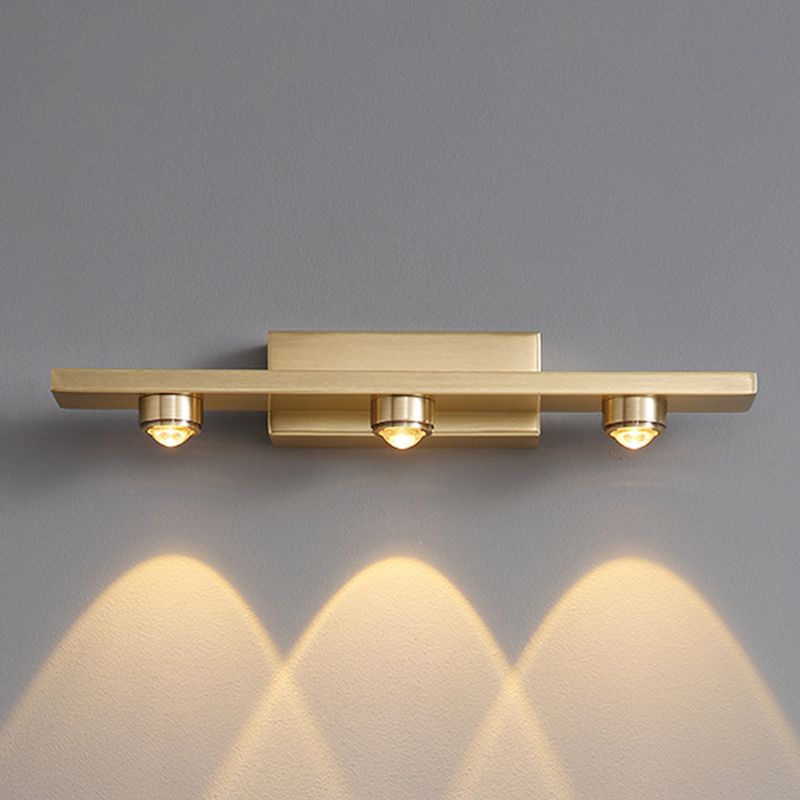 Water Ripple Modern Vanity Wall Light With Warm Glow
