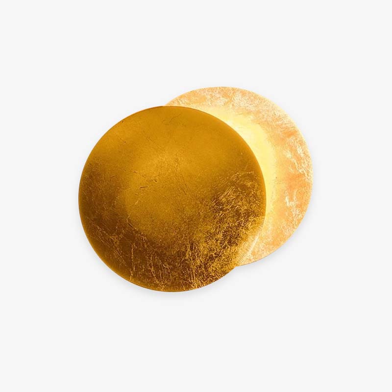 LunaGlow Minimalist Round Moon Eclipse Wall Lamp