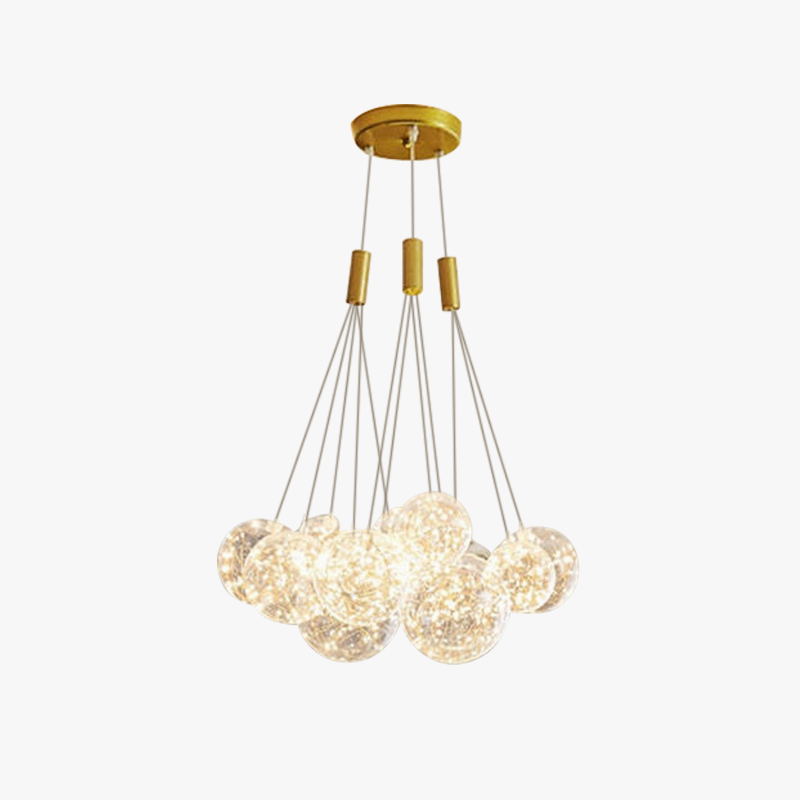Glass Globe Pendant Light For Ambient LED Glow