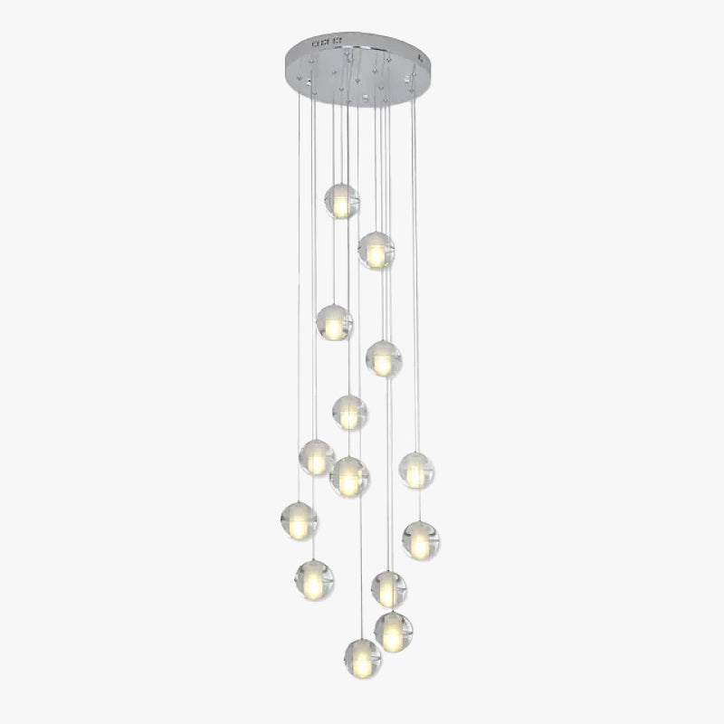 Globe Pendant Light For Foyer Modern Ambience