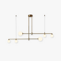 Copper Pendant Light With Golden Bubble Glass For Ambience