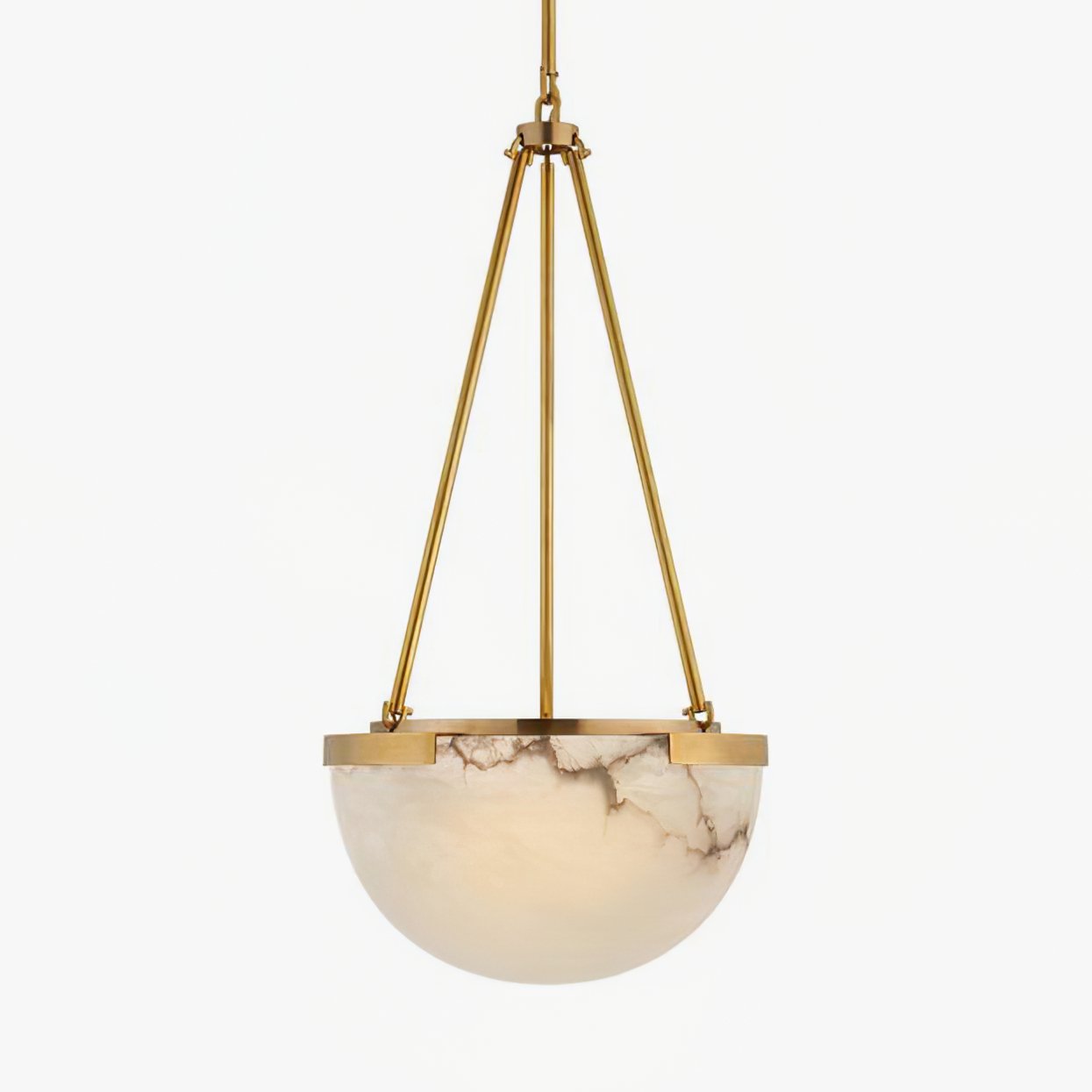 Alabaster Pendant Lamp With Integrated LED