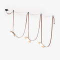 Travertine Pendant Light Cluster For Subtle Ambience